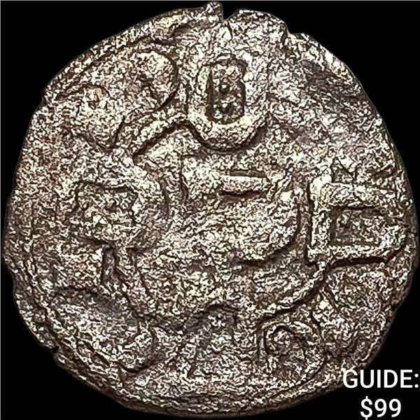 1248-1279 Portugal Alfonso III Silver Denero NEARLY UNCIRCULATED