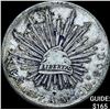 Image 1 : 1897Mo AM Mexico Silver 8 Reales Cap and Rays NEARLY UNCIRCULATED