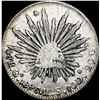 Image 2 : 1896Go RS Mexico Silver 8 Reales NEARLY UNCIRCULATED