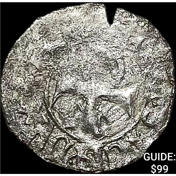 14-15th C. Venice Silver Tornesello NEARLY UNCIRCULATED