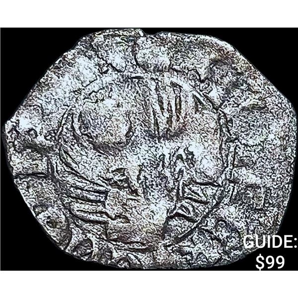 14-15th C. Venice Silver Tornesello NEARLY UNCIRCULATED