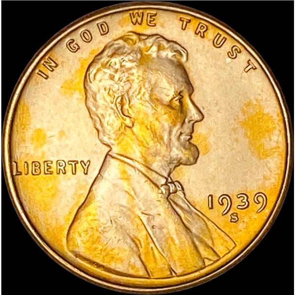 1939-S Red Lincoln Wheat Cent CHOICE BU