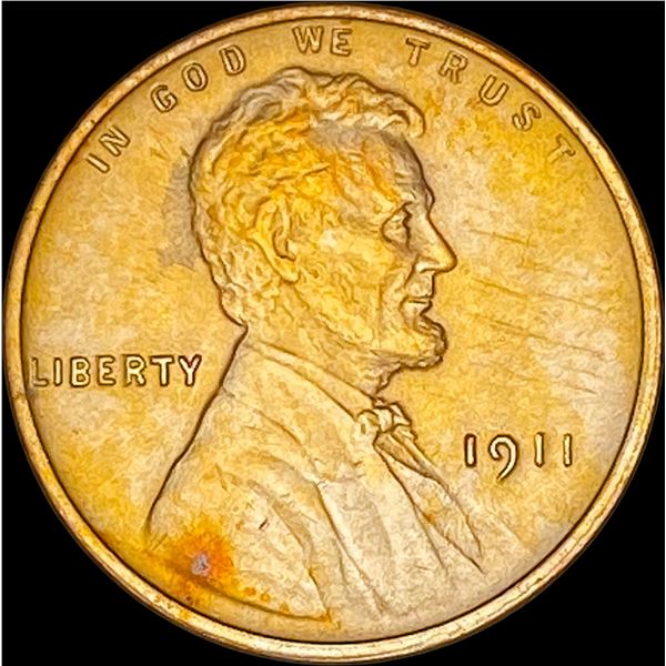1911 Red Lincoln Wheat Cent CHOICE BU