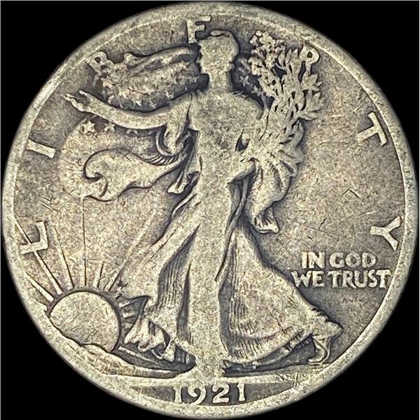 1921-S Walking Liberty Half Dollar NICELY CIRCULATED