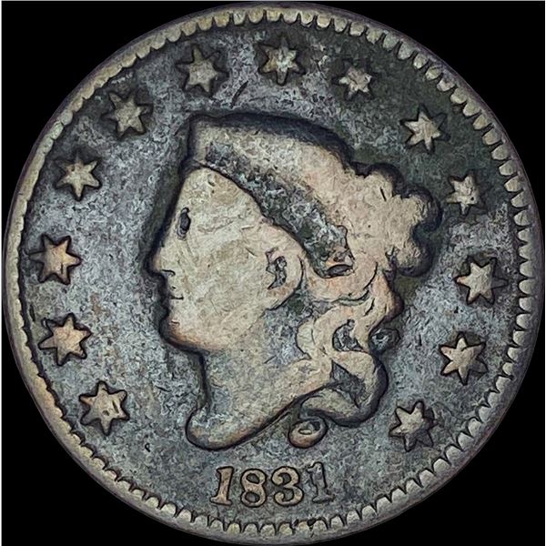 1831 Coronet Head Large Cent NICELY CIRCULATED