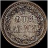 Image 2 : 1863 Civil War Token-"Our Army" CLOSELY UNCIRCULATED