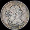 Image 1 : 1804 Draped Bust Spiked Chin Half Cent LIGHTLY CIRC