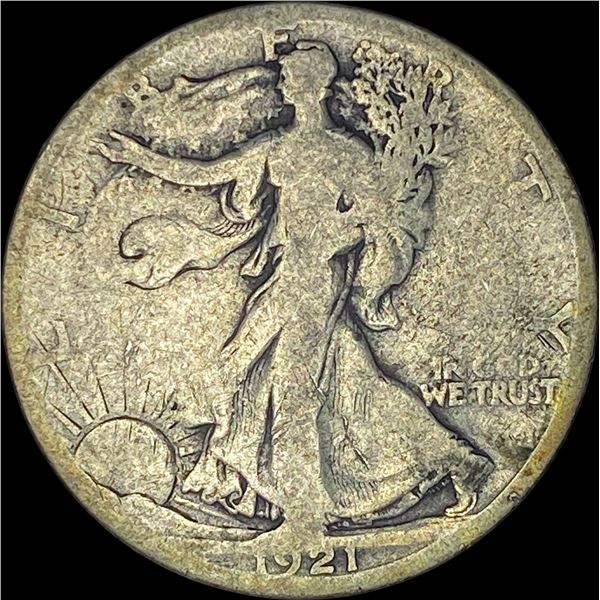 1921-S Walking Liberty Half Dollar NICELY CIRCULATED