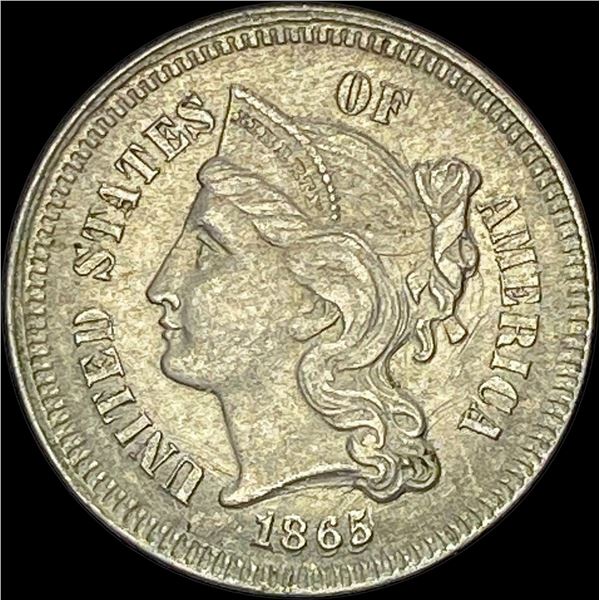 1865 Nickel Three-Cent Piece UNCIRCULATED