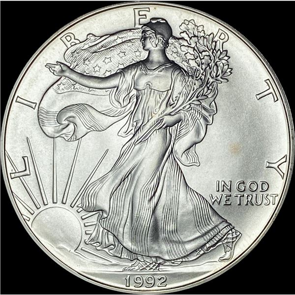 1992 Silver 1oz American Eagle $1 SUPERB GEM BU