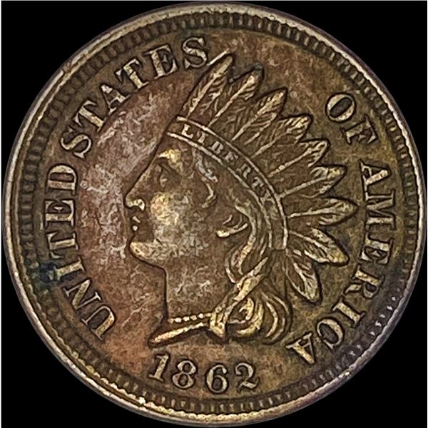 1862 Indian Head Cent NEARLY UNCIRCULATED