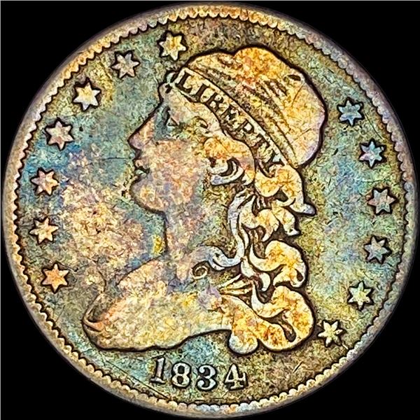 1834 Capped Bust Quarter LIGHTLY CIRCULATED