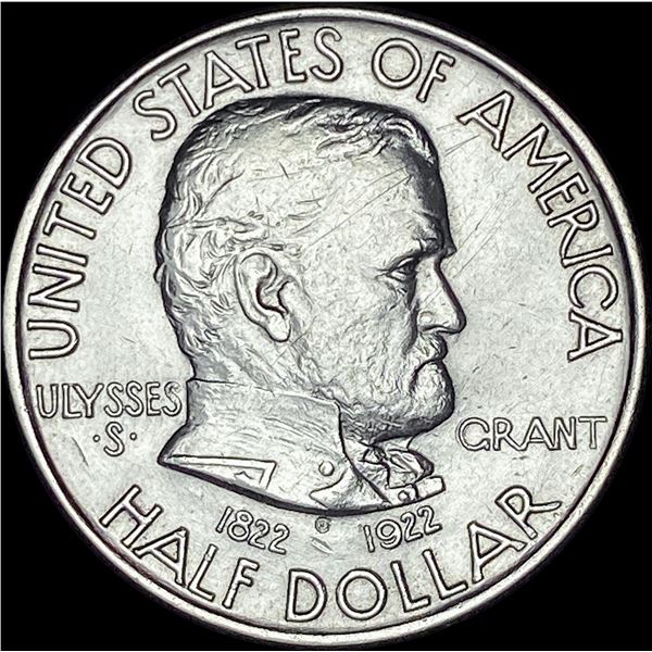 1922 Grant Memorial Half Dollar GEM BU