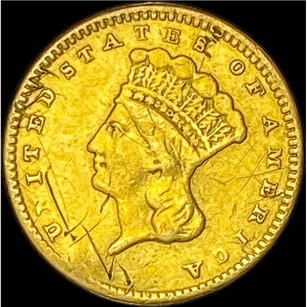 1851 Gold $1 Indian Princess Head HIGH GRADE