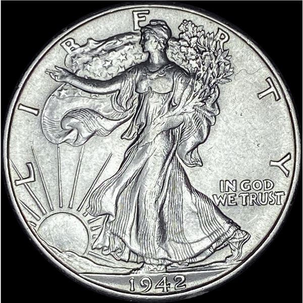 1942-D Walking Liberty Half Dollar CHOICE BU