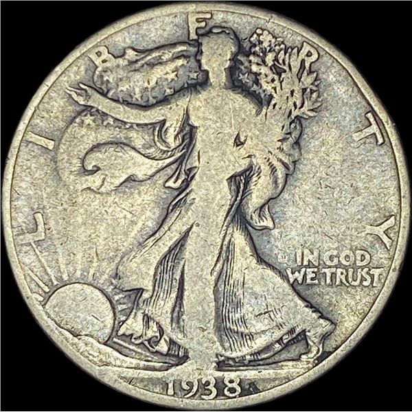 1938-D Walking Liberty Half Dollar NICELY CIRCULATED