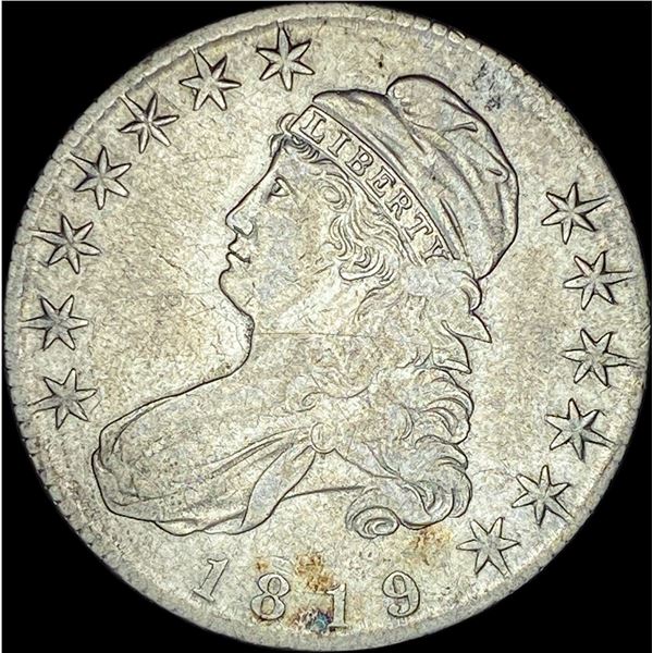 1819 Capped Bust Half Dollar LIGHTLY CIRCULATED
