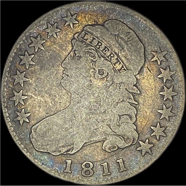 1811 Capped Bust Half Dollar NICELY CIRCULATED