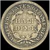 Image 2 : 1854 Seated Liberty Half Dime LIGHTLY CIRCULATED