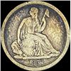 Image 1 : 1837 Lg. Date/No Stars Seated Liberty Dime LIGHTLY CIRCULATED