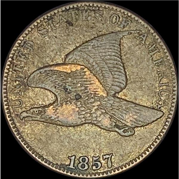 1857 Flying Eagle Cent NICELY CIRCULATED