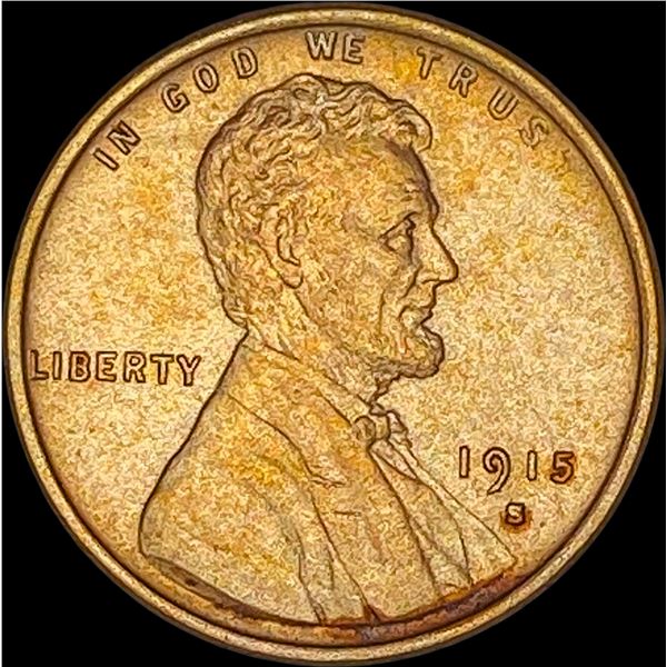 1915-S Red Lincoln Wheat Cent CHOICE BU