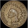 Image 1 : 1870 Indian Head Cent NICELY CIRCULATED