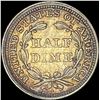 Image 2 : 1858 Seated Half Dime CLOSELY UNCIRCULATED