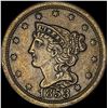 Image 1 : 1853 Braided Hair Half Cent CLOSELY UNCIRCULATED