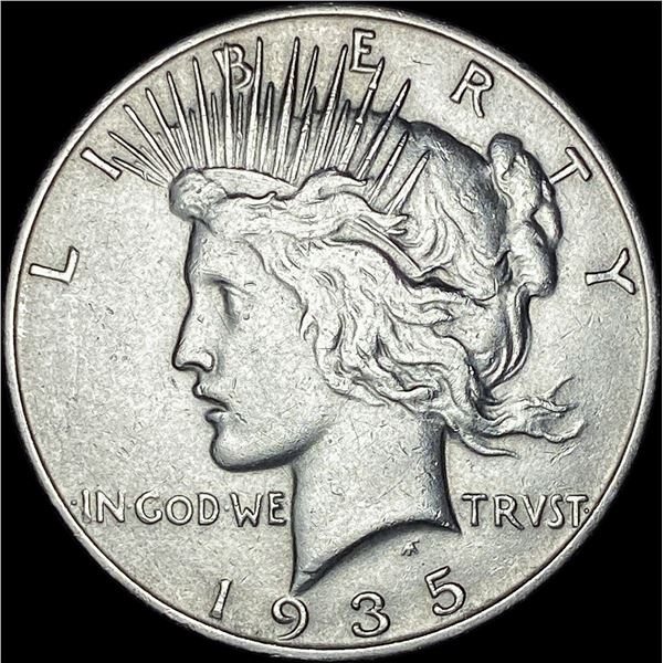 1935-S Silver Peace Dollar CLOSELY UNCIRCULATED