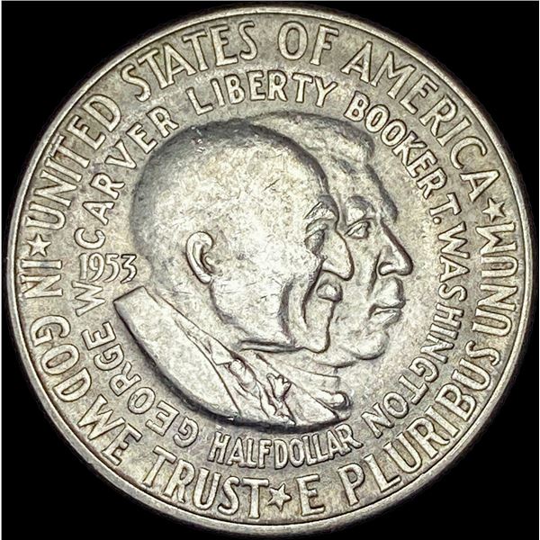 1953-S Washington/Carver Half Dollar GEM BU
