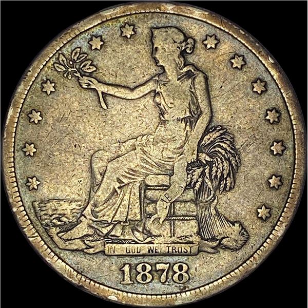 1878-S Silver Trade Dollar LIGHTLY CIRCULATED