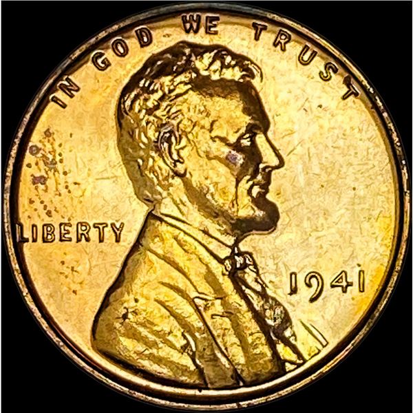 1941 Proof Lincoln Wheat Cent GEM PROOF