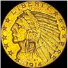 Image 1 : 1914-D Gold $5 Indian Head Half Eagle CLOSELY UNCIRCULATED