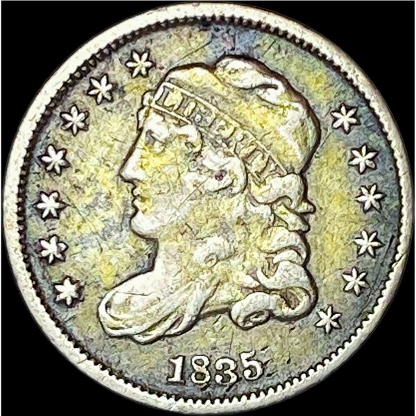 1835 Capped Bust Half Dime LIGHTLY CIRCULATED