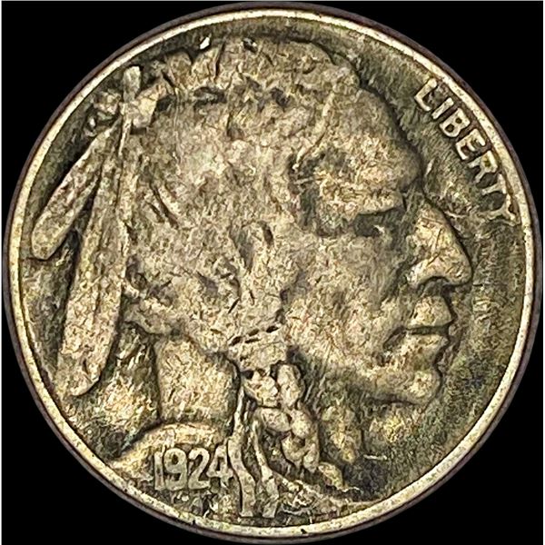 1924-S Buffalo Nickel NICELY CIRCULATED
