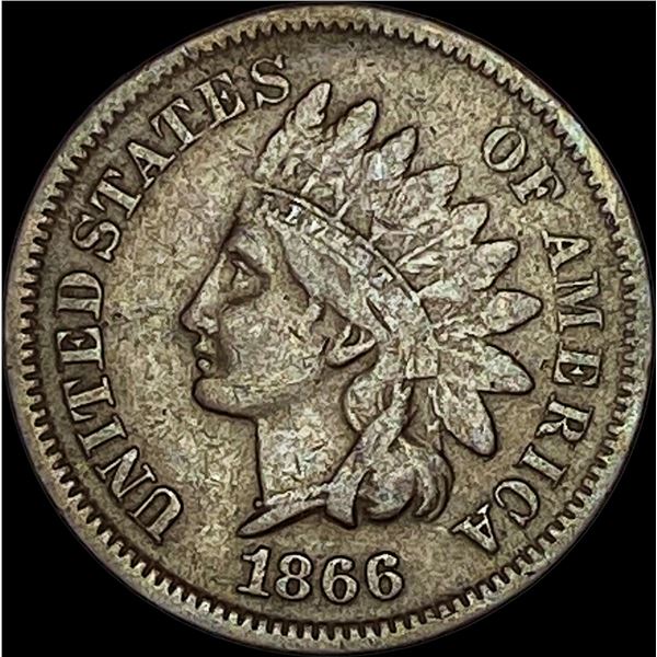 1866 Indian Head Cent NICELY CIRCULATED