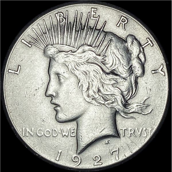 1927 Silver Peace Dollar CLOSELY UNCIRCULATED