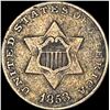 Image 1 : 1853 Silver Three-Cent Piece LIGHTLY CIRCULATED