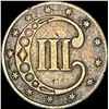 Image 2 : 1853 Silver Three-Cent Piece LIGHTLY CIRCULATED