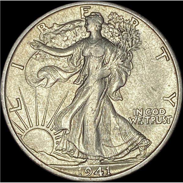 1941-S Walking Liberty Half Dollar CLOSELY UNCIRCULATED
