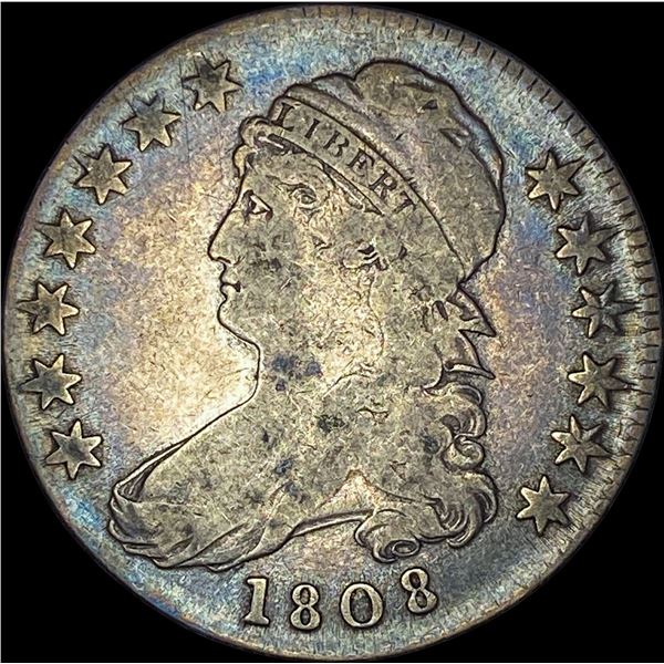 1808 Capped Bust Half Dollar NICELY CIRCULATED