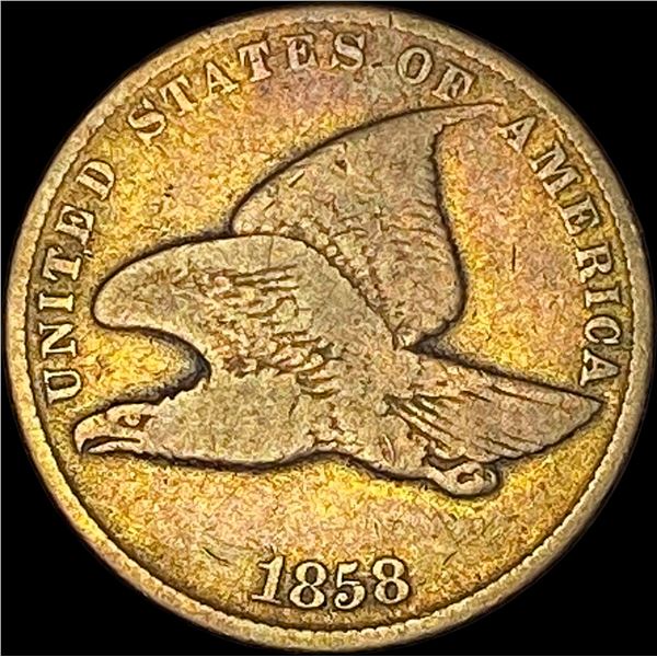 1858 Flying Eagle Cent NICELY CIRCULATED