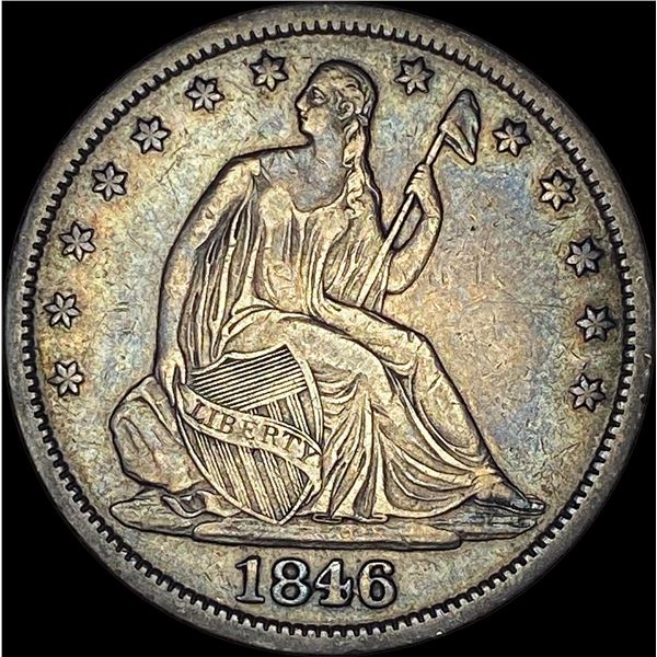 1846-O Seated Liberty Half Dollar NEARLY UNCIRCULATED