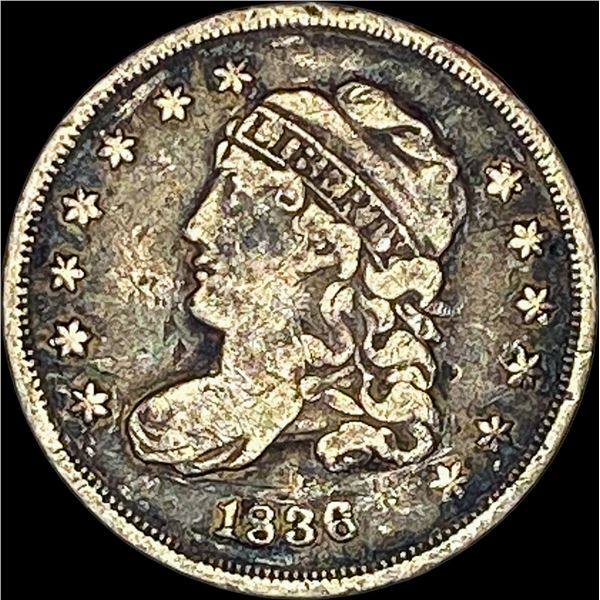 1836 Capped Bust Half Dime NEARLY UNCIRCULATED