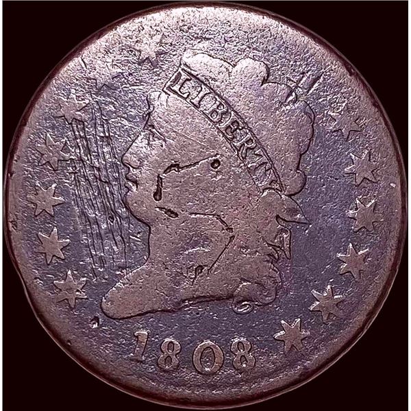 1808 Classic Head Large Cent HIGH GRADE