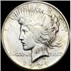 Image 1 : 1921 Silver Peace Dollar NEARLY UNCIRCULATED