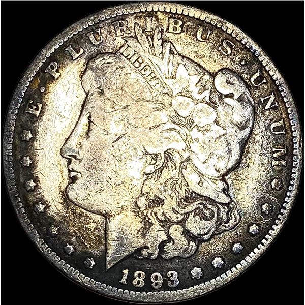 1893-CC Silver Morgan Dollar NICELY CIRCULATED
