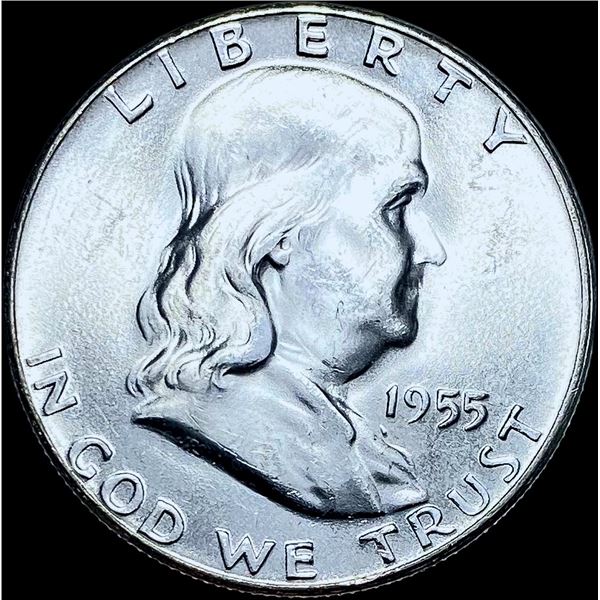 1955 FBL Silver Franklin Half Dollar CHOICE BU