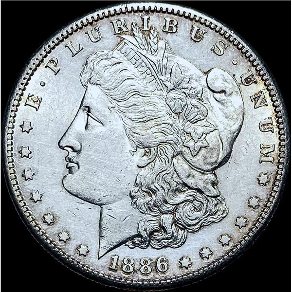 1886-S PL Silver Morgan Dollar CHOICE BU